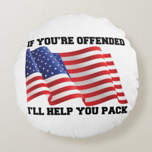Coussins Ronds American patriot 