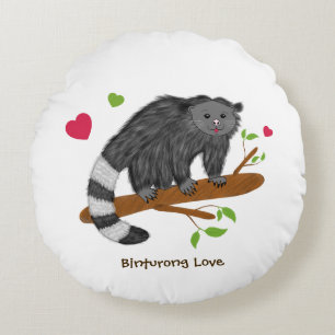 Coussins Ronds Amour de Binturong Mignon