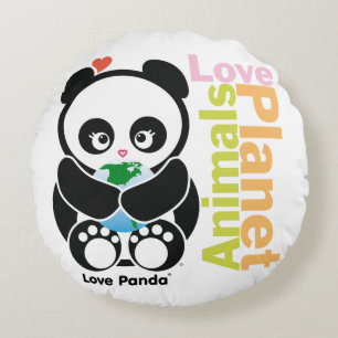 Coussins Ronds Amour Panda®