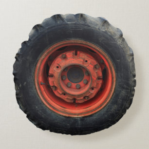 Coussins Ronds Ancien tracteur de ferme