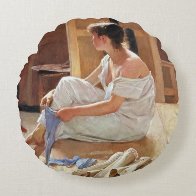 Coussins Ronds Après la pose, 1884 (Devant)