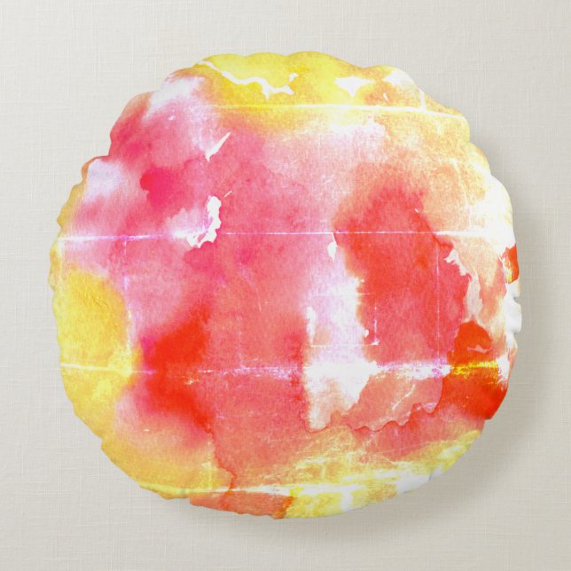 Coussins Ronds Aquarelle magique (Devant)