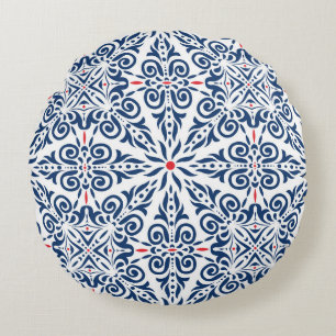 Coussins Ronds Arabe Coloré Vintage Motif sans fil