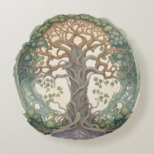 Coussins Ronds Arbre de Vie