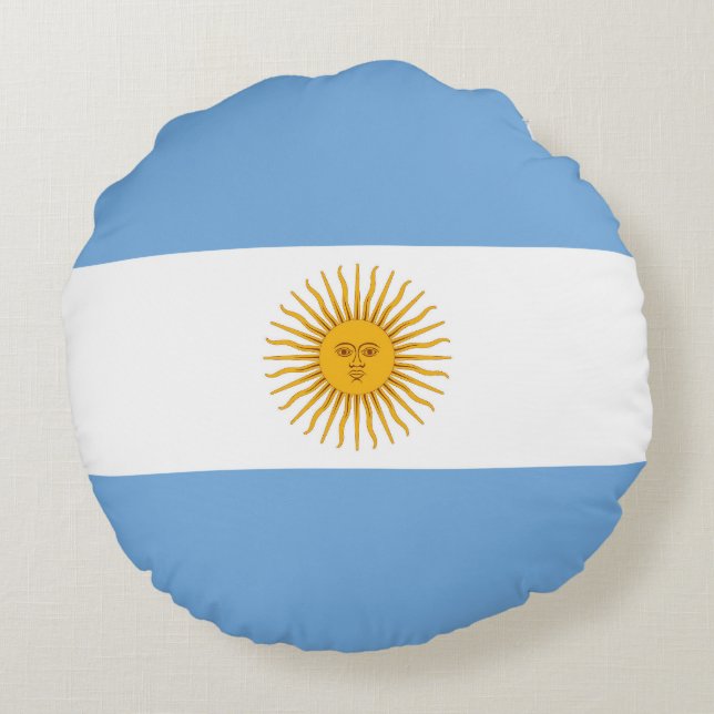 Coussins Ronds Argentina flag (Dos)