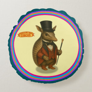 Coussins Ronds Armand, maître de cérémonie du tatou