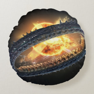 Coussins Ronds Arme Tueuse de Soleil Oreiller