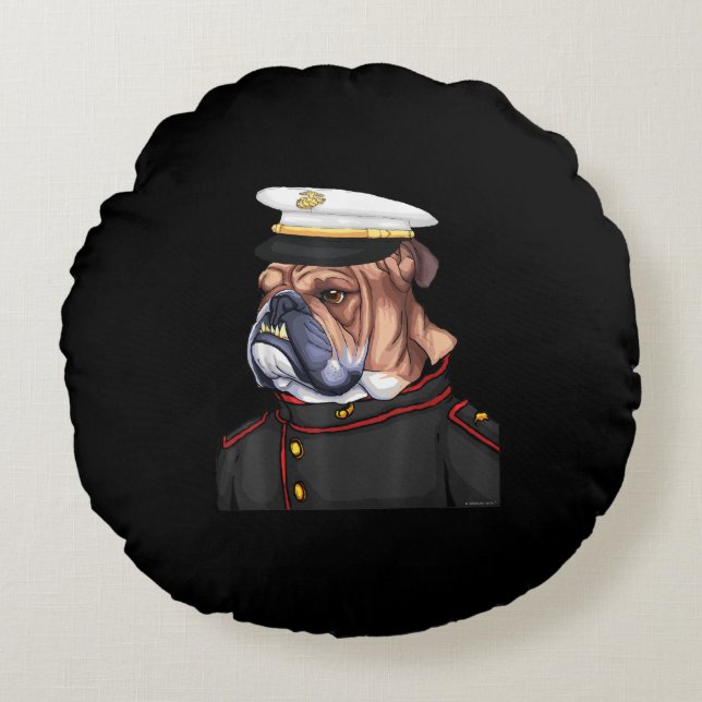 Coussins Ronds Army Bulldog (Devant)