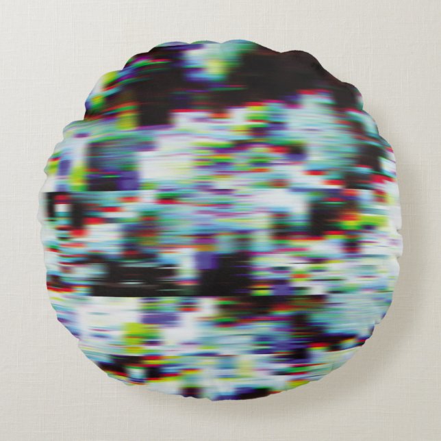 Coussins Ronds Arrière - plan de pépin foncé, illustration. Noir, (Devant)