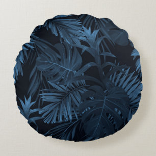 Coussins Ronds Arrière - plan de vrctor tropical exotique avec pl