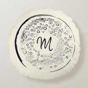 Coussins Ronds Art Abstrait - Personnalisable