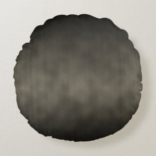 Coussins Ronds Art de fond ombré gris chaud gothique