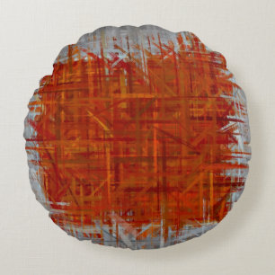 Coussins Ronds Art de la peinture Abstraite #73