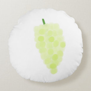 Coussins Ronds art de la peinture sur raisin