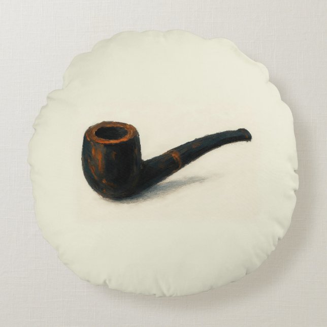 Coussins Ronds Art de la pipe (Devant)