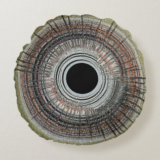 Coussins Ronds Art de rotation original