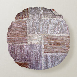 Coussins Ronds Artisanat en cuir d'origine