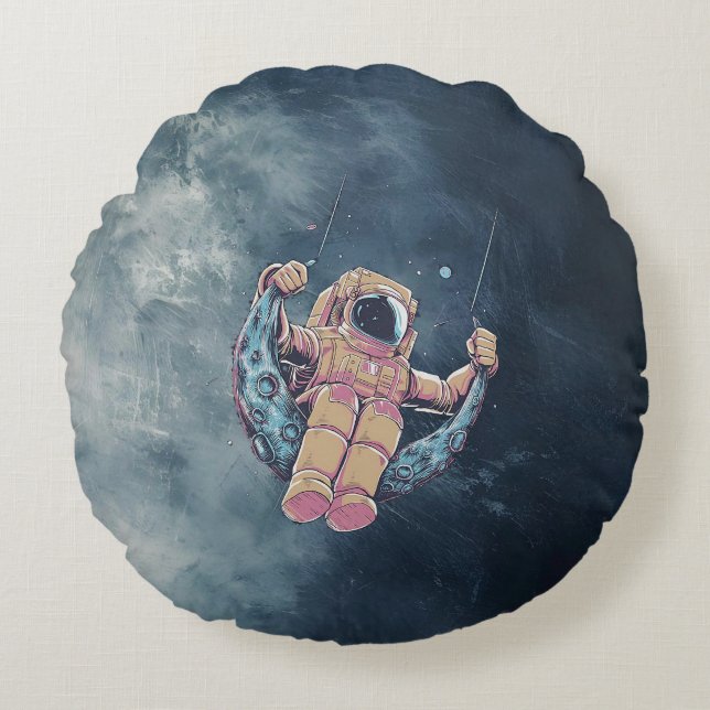 Coussins Ronds Astronaute (Devant)