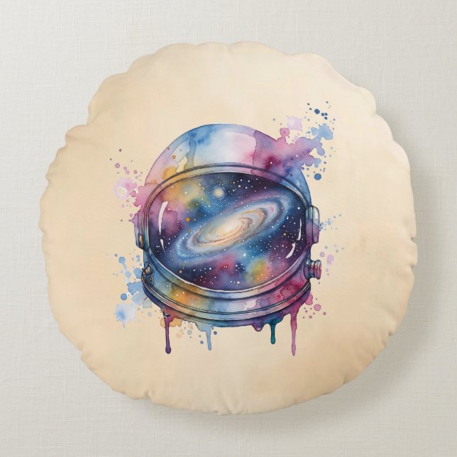 Coussins Ronds Astronaute (Devant)