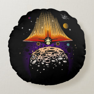 Coussins Ronds Atterrissage de la lune