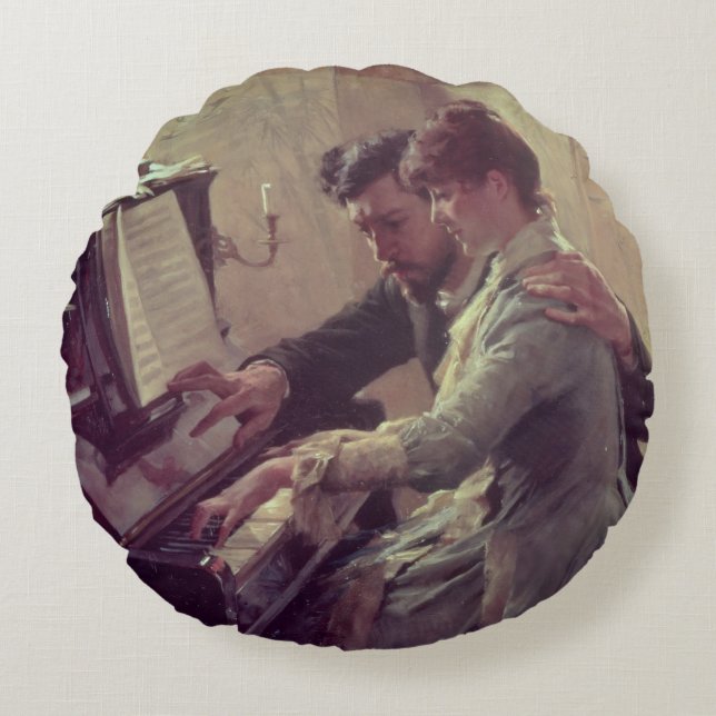 Coussins Ronds Au piano (Devant)