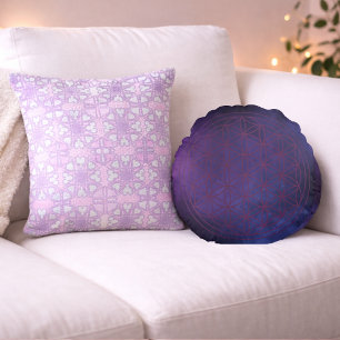 Coussins Ronds Aura de minuit – Couleur du cœur