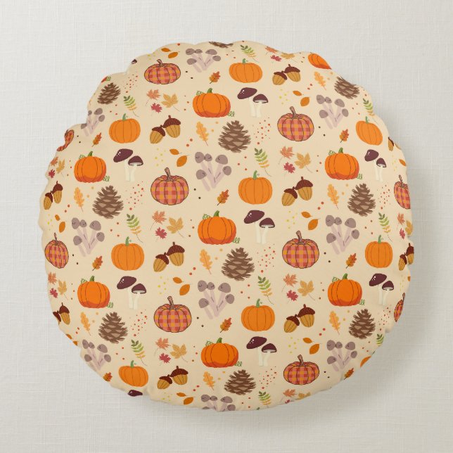 Coussins Ronds Automne (Devant)