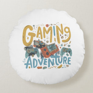 Coussins Ronds Aventure de jeu