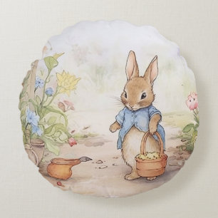 Coussins Ronds Baby shower Peter Rabbit