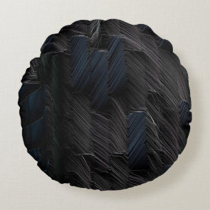 Coussins Ronds Baguettes bleues et vertes sur contenant en plasti