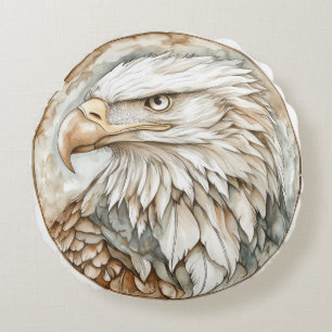 Coussins Ronds Bald Eagle Wild Tame and Timeless Collection