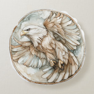 Coussins Ronds Bald Eagle Wild Tame and Timeless Collection