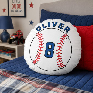 Coussins Ronds Balle de baseball Age Enfants Anniversaire Cadeau