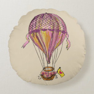 Coussins Ronds Ballon Hotair gratuit