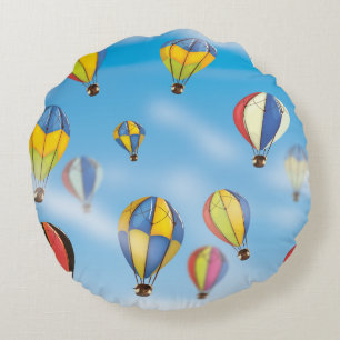 Coussins Ronds Ballons à air chaud