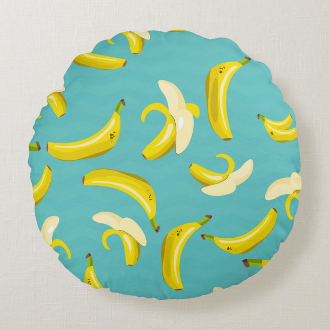 Coussins Ronds Bananes (Devant)