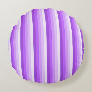 Coussins Ronds Bandes d'ombre pourpres