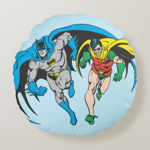 Coussins Ronds Batman & Robin
