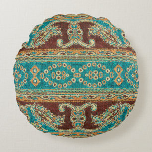 Coussins Ronds Beau, arabe, arabe, arabique, arabique, tissu arab