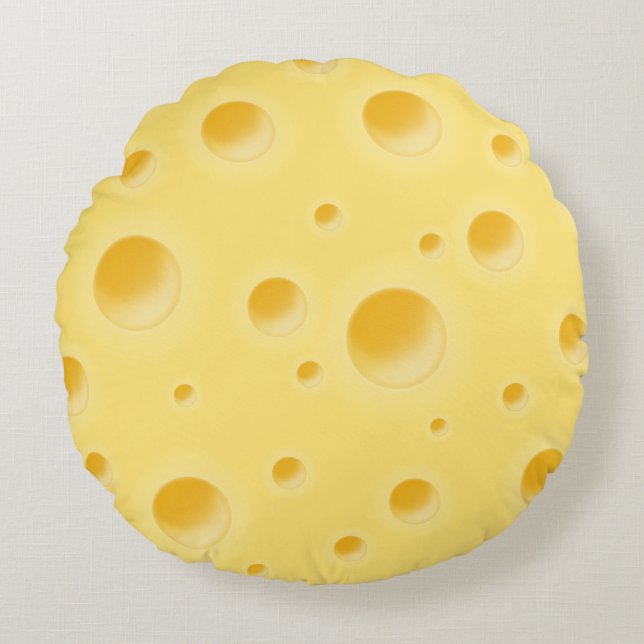Coussins Ronds Beau fromage suisse géant (Devant)