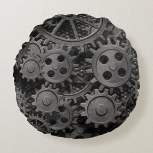 Coussins Ronds Beaucoup de vieilles vitesses en métal ou pièces