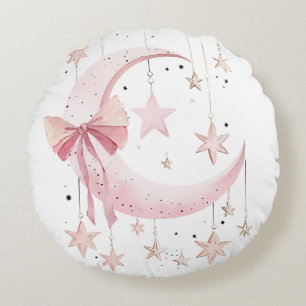 Coussins Ronds Bébé Coquette Rose