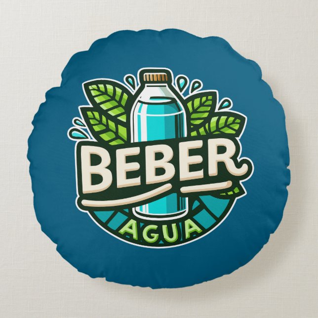 Coussins Ronds Beber agua (Devant)