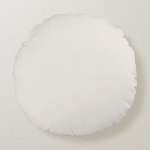 Coussins Ronds Beige / Crème Uni