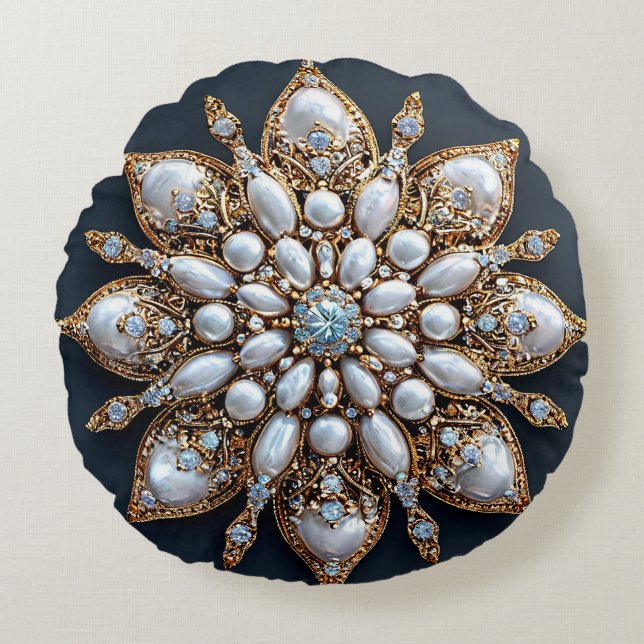 Coussins Ronds Belle Brooch (Devant)