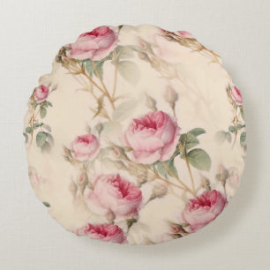 Coussins Ronds Belle florale Vintage