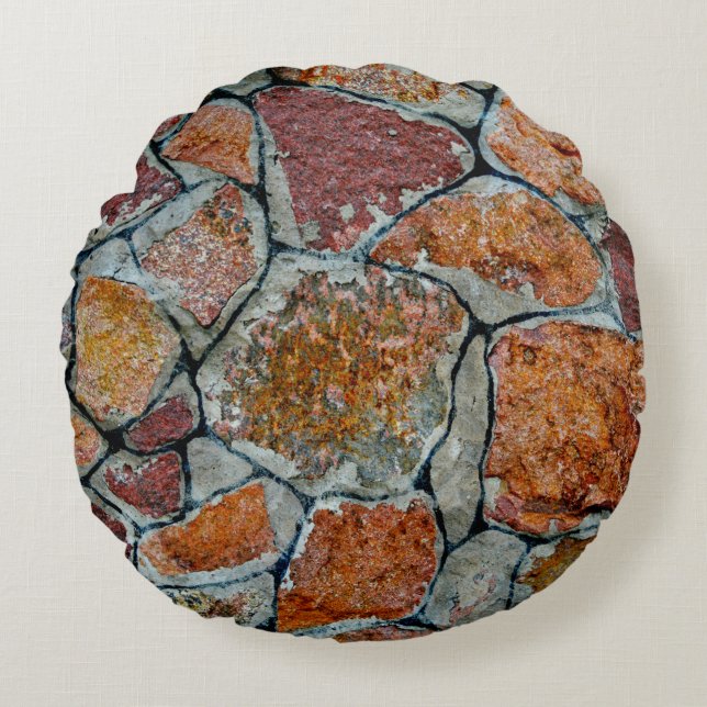 Coussins Ronds belle texture arrière - plan avec pierre abstraite (Devant)
