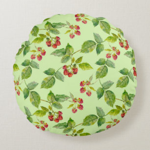 Coussins Ronds Berry sain : framboise Arrière - plan sans mer.