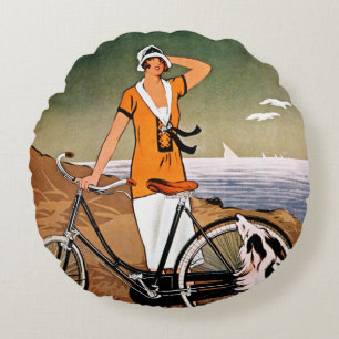 Coussins Ronds Bicyclette Ad, 1925