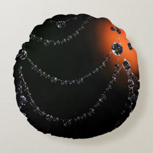 Coussins Ronds Bijoux Spiderweb ronde lancer oreiller